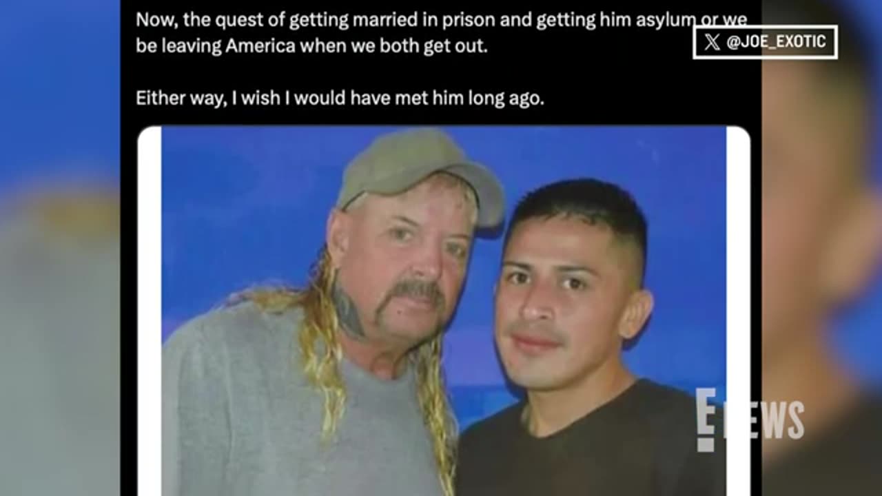 Joe Exotic Ties the Knot Behind Bars With Fellow Inmate Jorge Flores Maldonado