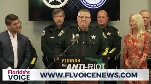 Throw a brick, a firebomb, or point a gun at our deputies, you'll be grave yard dead