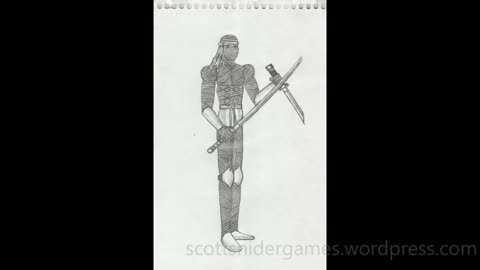 Ninja Pencil Sketch Video #1 (12-10-2025)