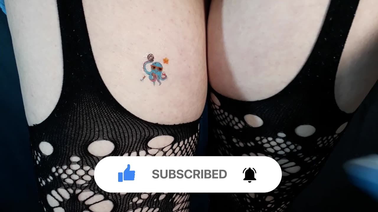 funny octopus temporary tattoo sticker magic art design