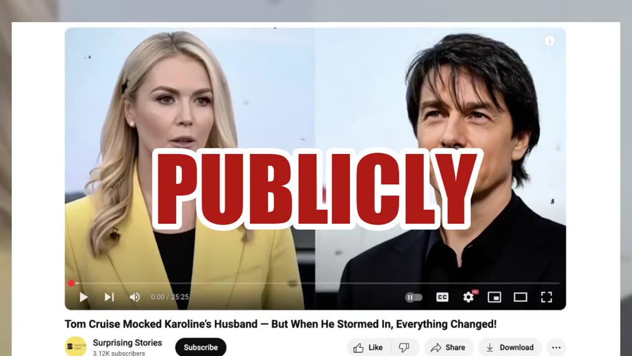 Fact Check: Tom Cruise Did NOT Mock Karoline Leavitt's Husband At Awards Ceremony