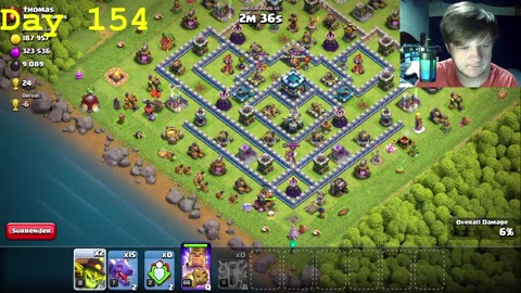 Day 154 of Clash of Clans. [#clashofclans, #coc, #day154]
