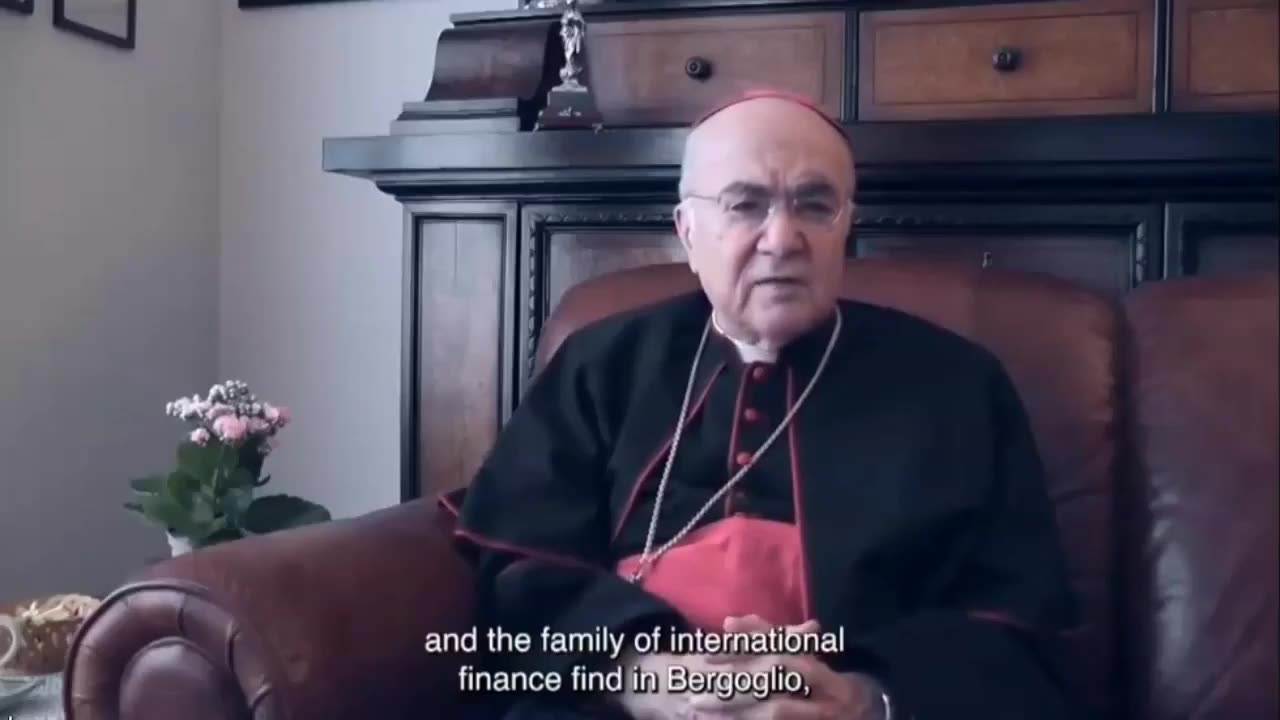 This is Archbishop Carlo Maria Viganò stating that Pope Francis is a helping
