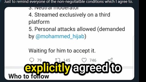 Mohammed Hijab RUNS FROM DEBATING... And BLATANTLY LIES TO EVERYONE