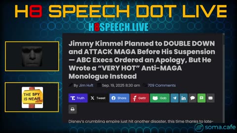 SpyTime: Jimmy Kimmel Was Going to DOUBLE DOWN Before His Firing