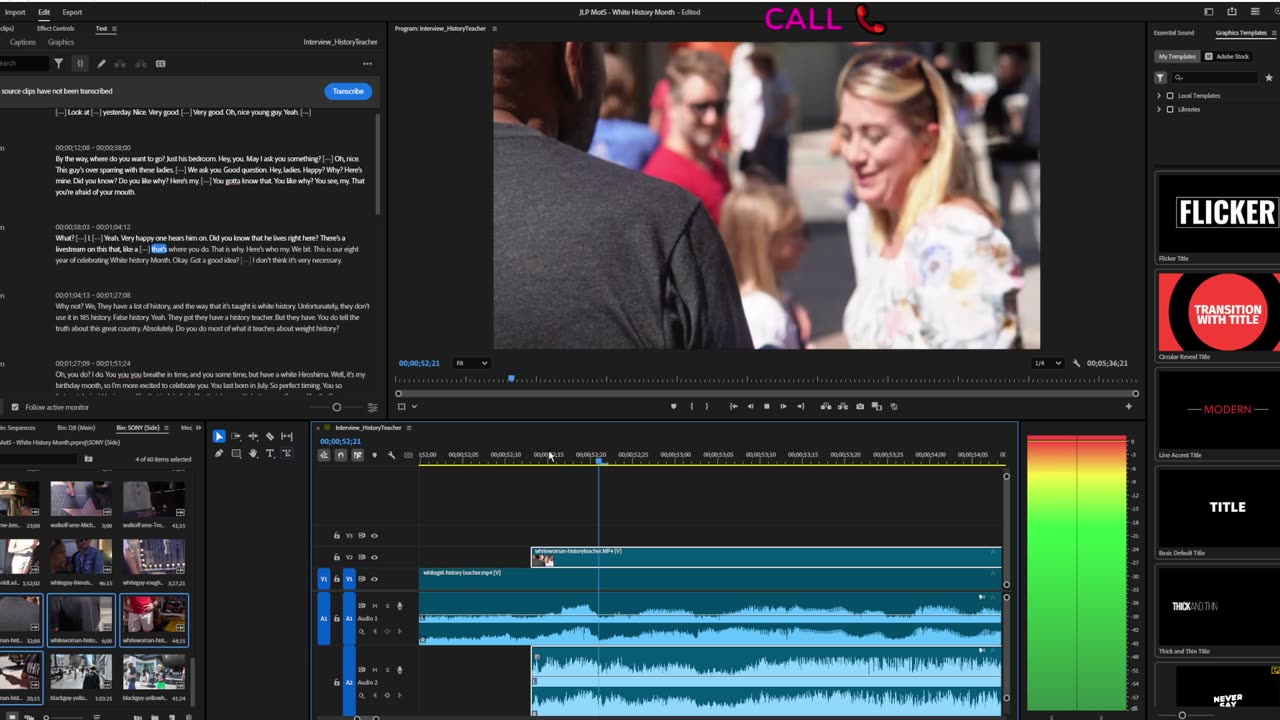 JLP man on the street sneak peek | editing & calls | CALL-IN 844 900 2229