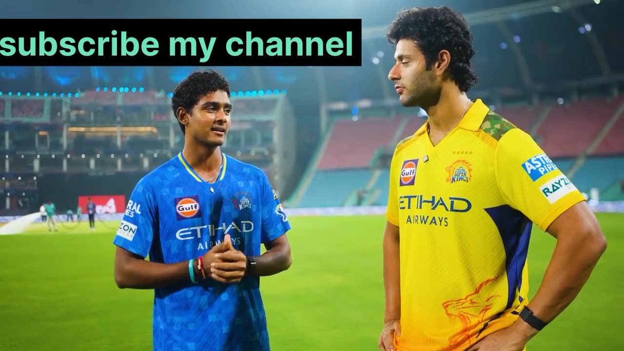 Shivam Dube with Shaik Rasheed