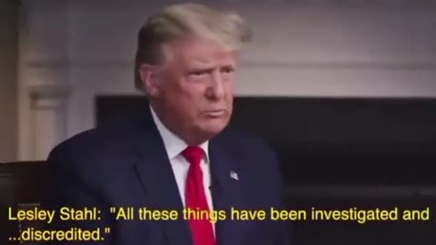 Trump puts Lesley Stahl and 60 minutes in check regarding the Bidens