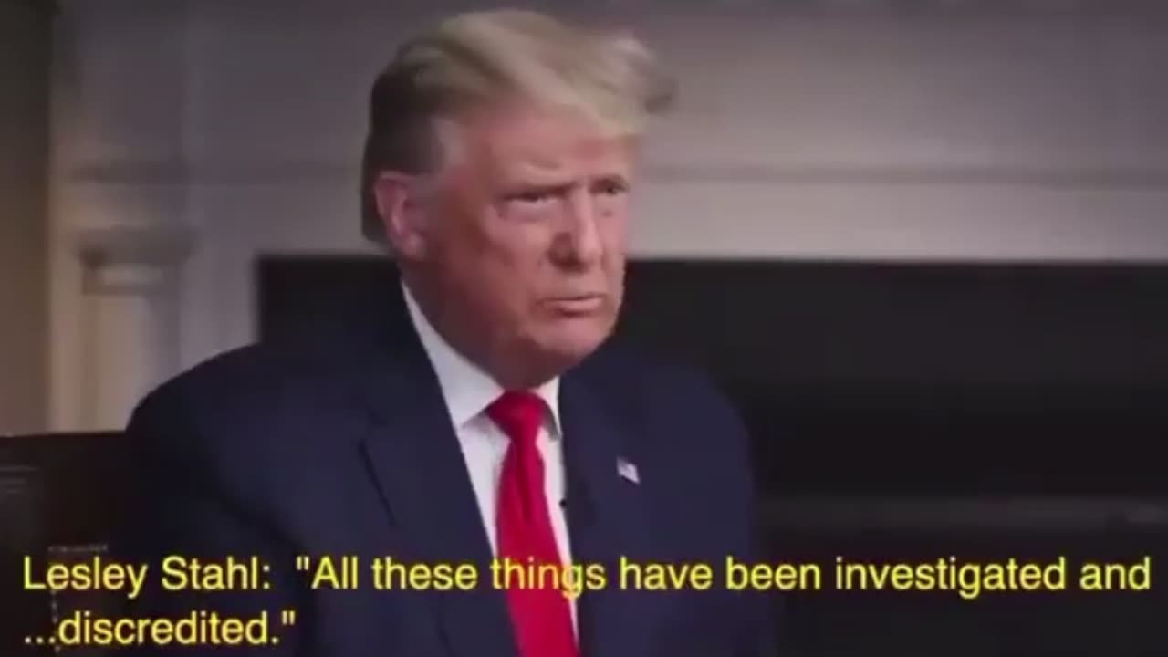 Trump puts Lesley Stahl and 60 minutes in check regarding the Bidens
