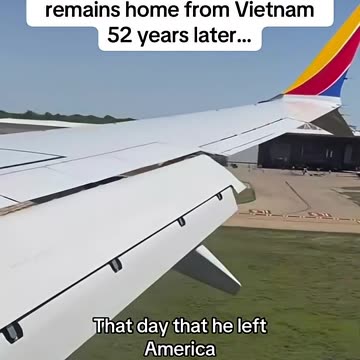 Southwest Pilot Brings Father's Remains Home from Vietnam, 52 Years Later...