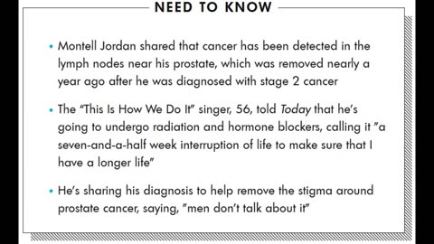 Montel Jordan 2021 - 1st Pfizer shot taken - 2025 Cancer Has Returned After Removal Of Prostate