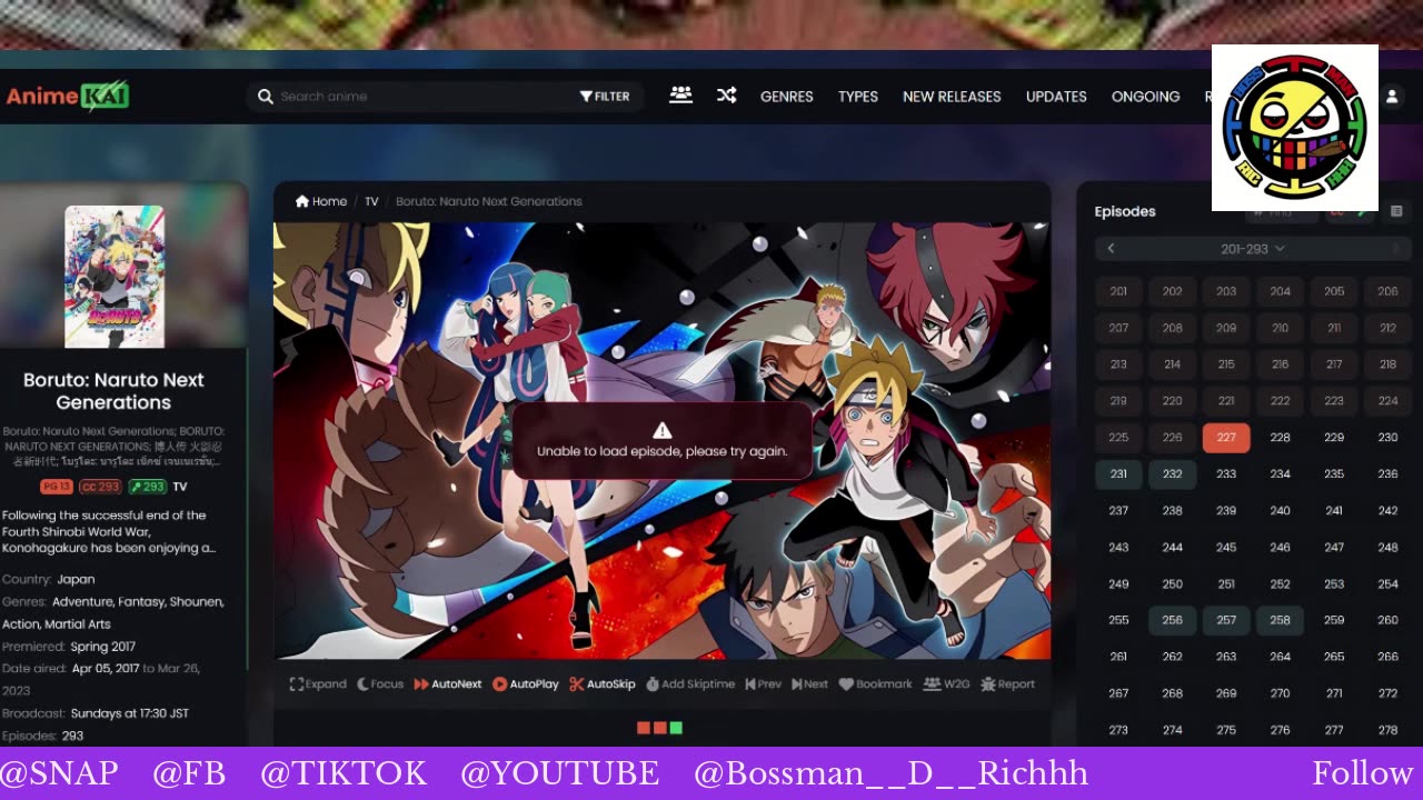 BORUTO MARATHON TUNE IN 100