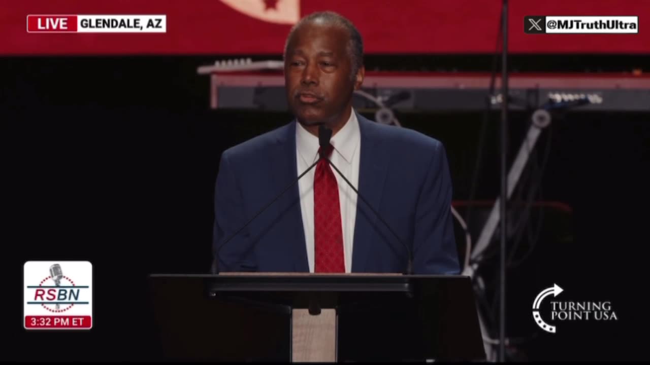 Doctor Ben Carson Speaks at Charlie Kirk Memorial