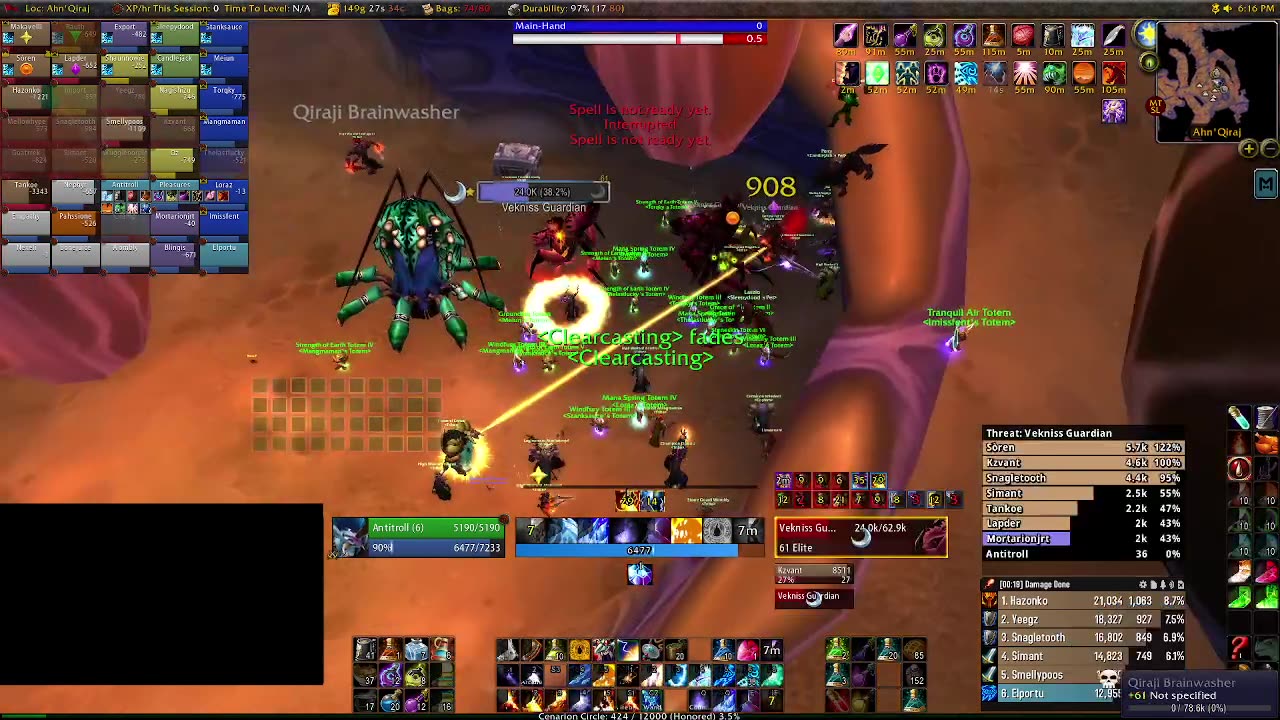 AQ40! | Mage POV | <Tribe> guild run
