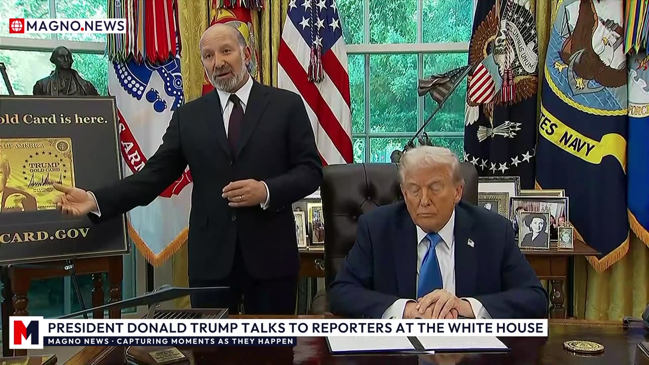 🇺🇸 President Trump Signs Executive Orders and Takes Questions in The Oval Office [LIVE]