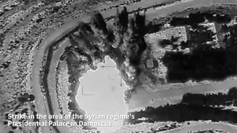 Drone footage shows Israel’s huge missile strike on Syria’s military HQ
