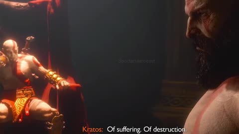 Kratos Talks to His Past Self and Becomes The God of Hope