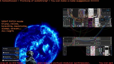 Night Patch mode - VCV Rack Ambient & Meditative Sound - for 🙏 Inner 🕉 Peace ☮ SFW
