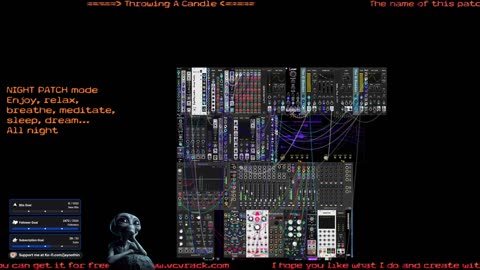 Night Patch mode - VCV Rack Ambient & Meditative Sound - for 🙏 Inner 🕉 Peace ☮ SFW