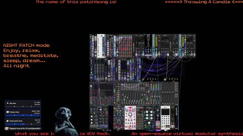 Night Patch mode - VCV Rack Ambient & Meditative Sound - for 🙏 Inner 🕉 Peace ☮ SFW