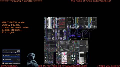 Night Patch mode - VCV Rack Ambient & Meditative Sound - for 🙏 Inner 🕉 Peace ☮ SFW