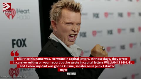 Billy Idol admits he has 'definitely lived' his 70 years