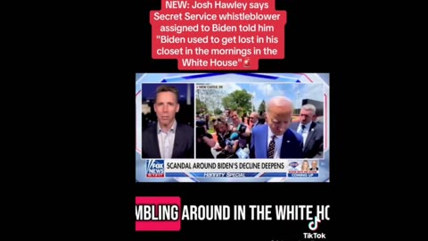 Biden gets lost in closet