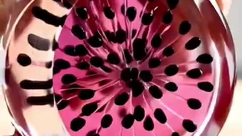 Cutting glass fruit asmr
