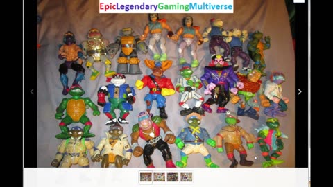 The 2017 eBay Listing Of The Teenage Mutant Ninja Turtles Action Figure Lot Revealed