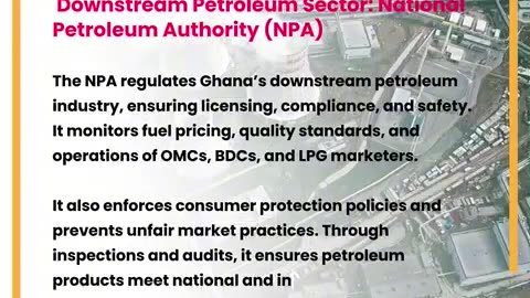 Ghana's Downstream Sector Government Stakeholders - NPA