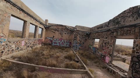 Old Frazier School House - Acme / Frazier new Mexico - Drone Footage