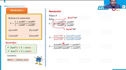 ANUAL ADUNI 2021 | Semana 25 | Trigonometría S2