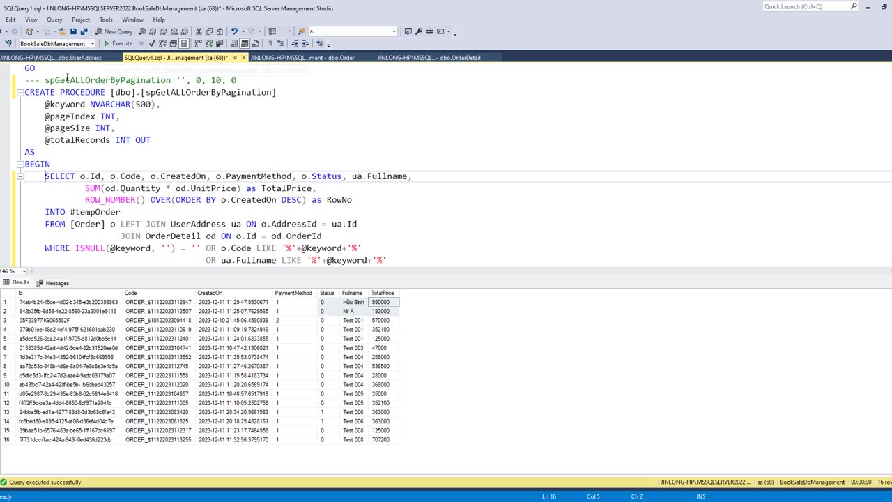 ASPNet MVC Ep56 - Order List