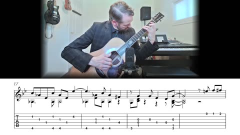 Green Peppers - Fingerstyle Jazz Guitar Lesson (Sheet Music + TAB)