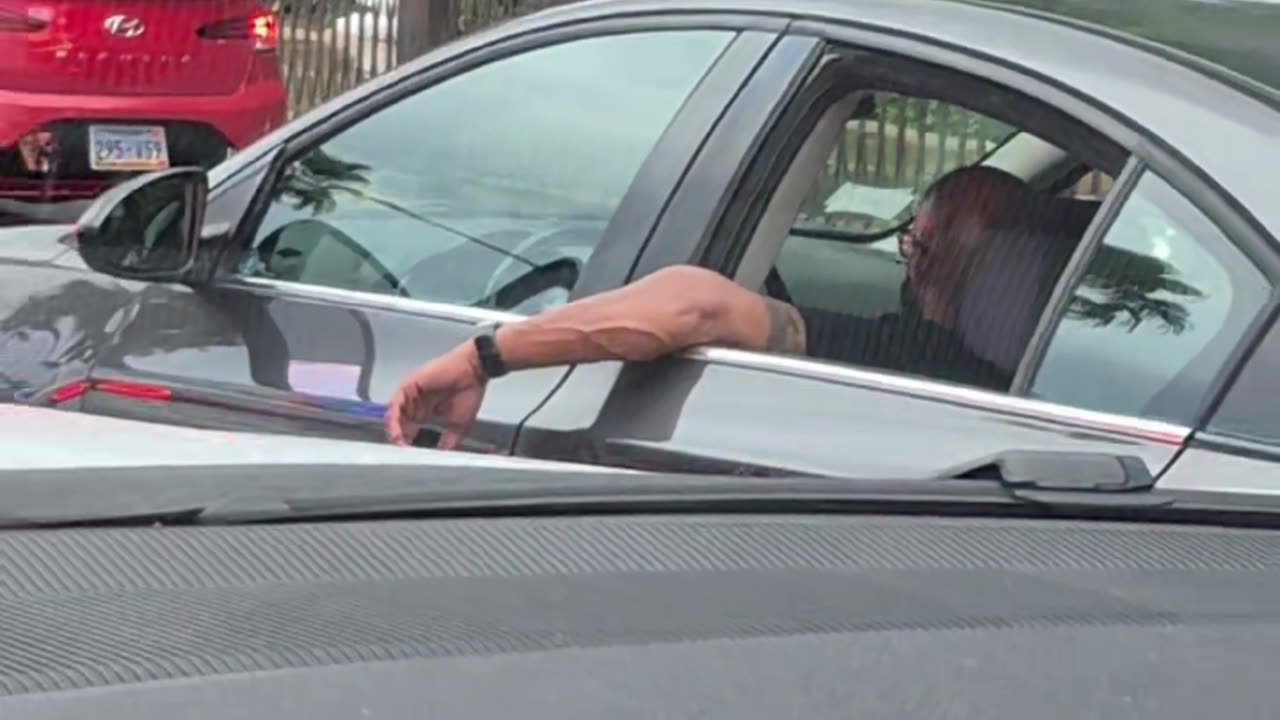 Bro Driving From the Backseat