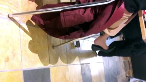 Sexy shoeplay under the table - Repost from my FB page