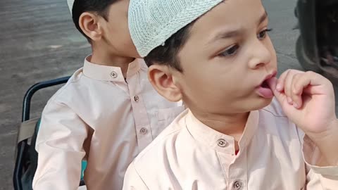 ✨ Peaceful Moments of Innocence – Twin Brothers’ Beautiful Ride | Islamic Lifestyle Vlog ✨