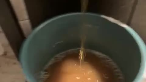 Filling up my coffee cup