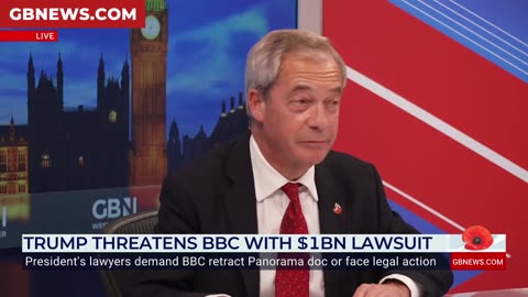 REVEALED: Nigel Farage met with Donald Trump amidst threats to sue BBC