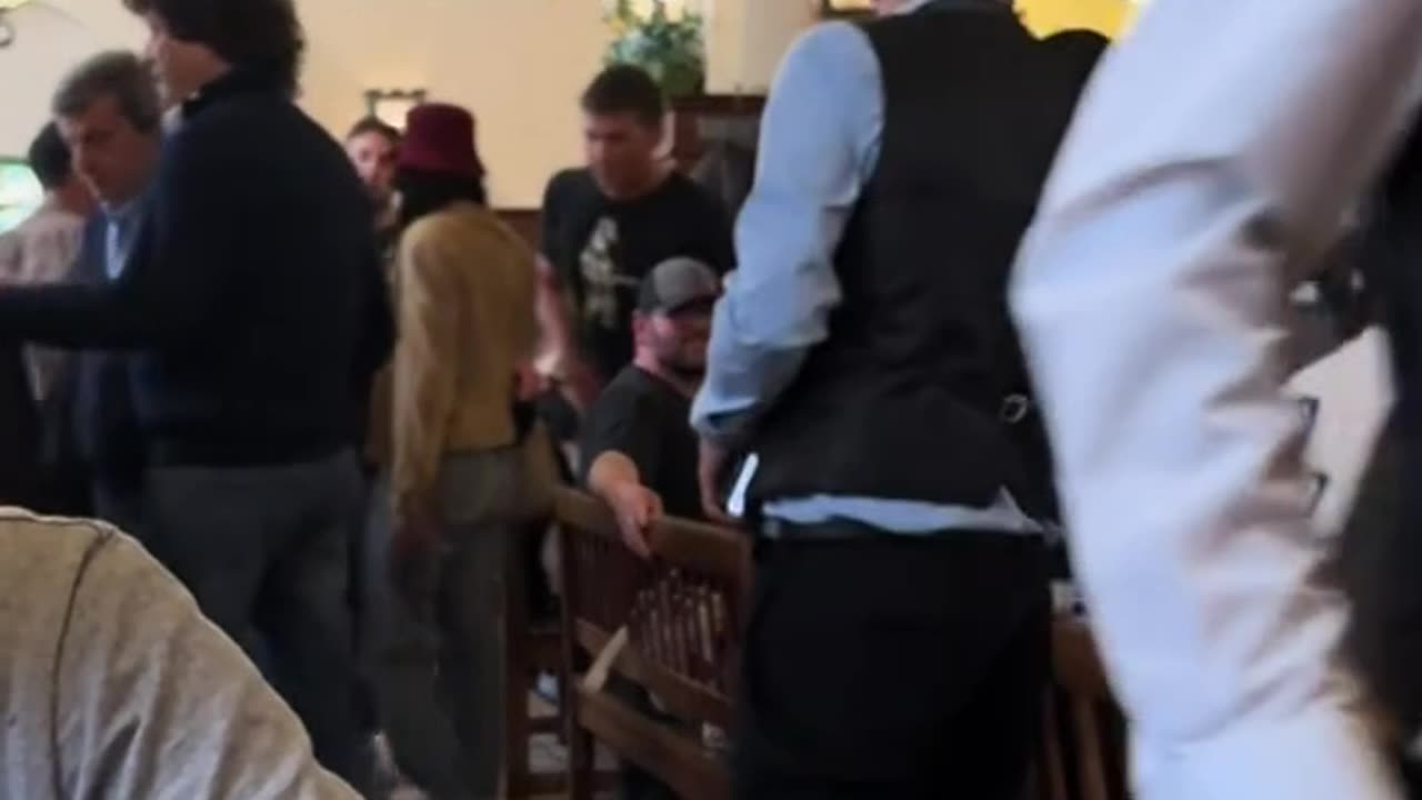 waiter drops a whole tray of beer and blames EMT for helping someone