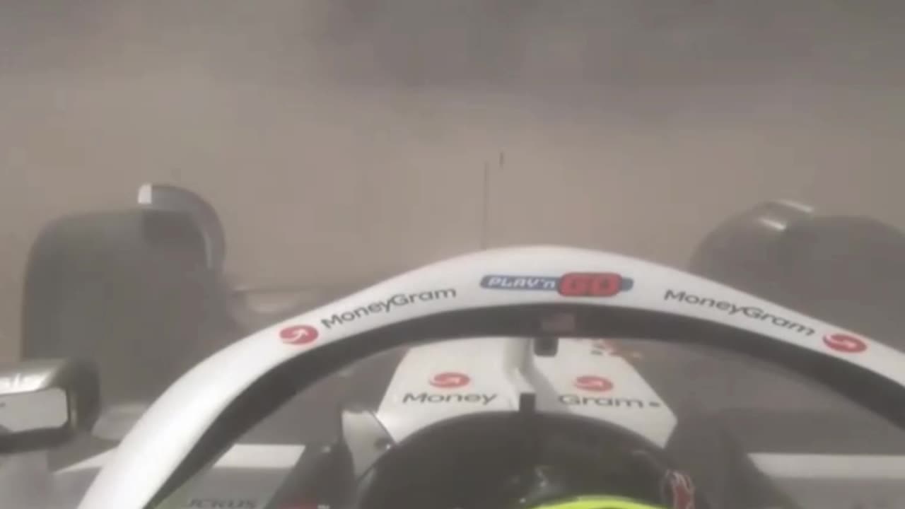 F1 Oliver Bearman Crash Australian GP