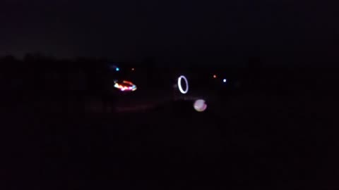 Drum Circle Nokomis Beach after dark 🥁