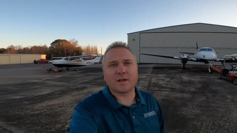 A walkaround of a King Air and Cessna 210 Airplane after detailing
