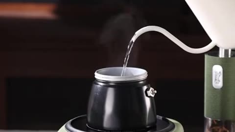 Bincoo Double valve Moka Pot Set Electric Stove Coffee Pot Household Italian Espresso Machine Mocha