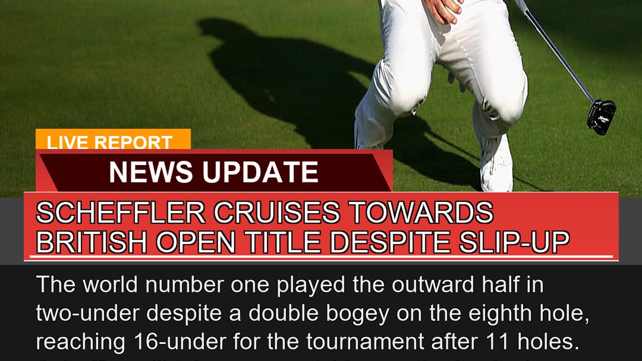 Scheffler Cruises Towards British Open Title Despi