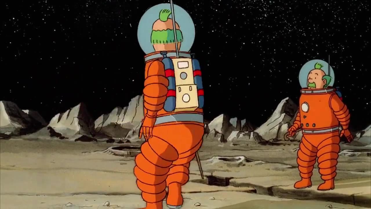 The Adventures of Tintin - Exploring the Moon part one
