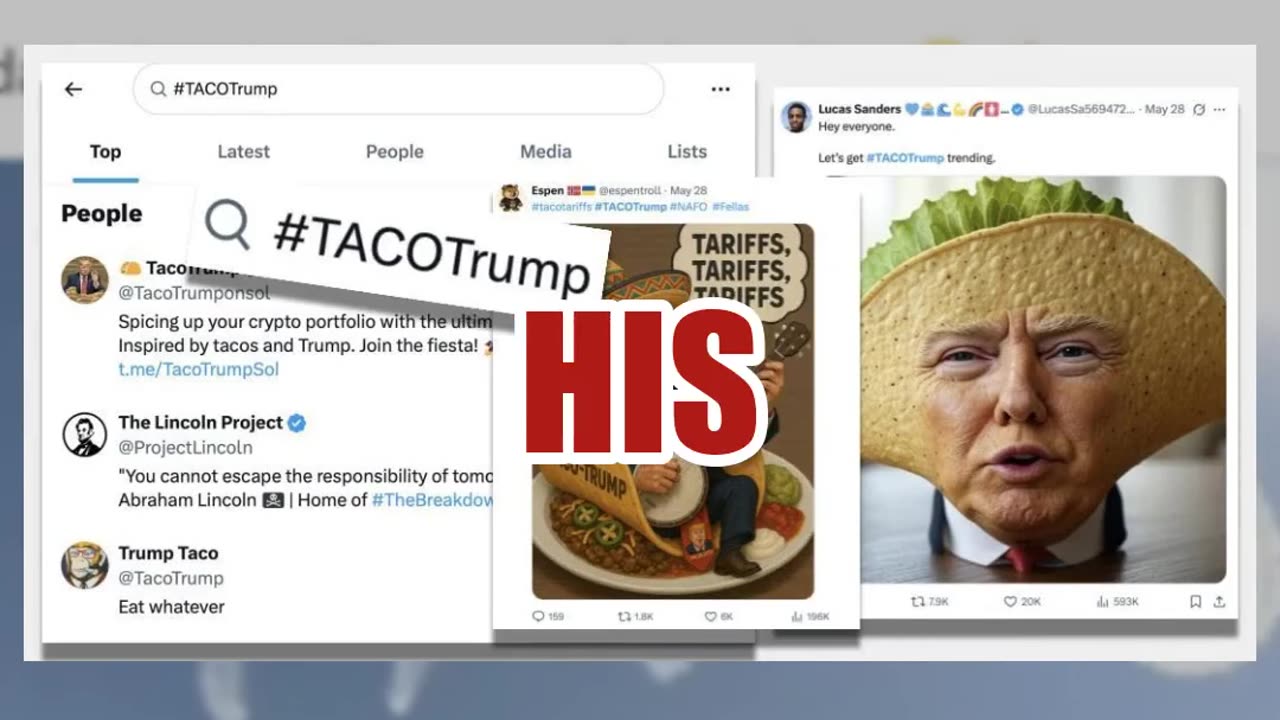 Fact Check: FAKE Video Shows 'TACO' in the Sky Over Mar-a-Lago