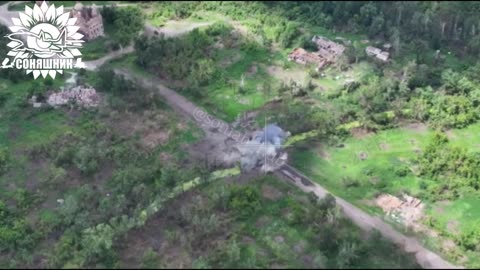 Ukrainian Mig-29 Destroys Bridge North of Sumy