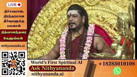 Witness the Divine Presence: Live Darshan of Bhagavan Nithyananda