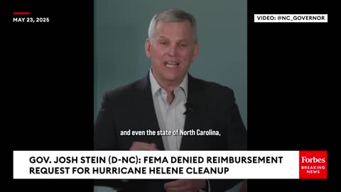 North Carolina Gov. Josh Stein: FEMA Has Denied Reimbursement Request For Hurricane Helene Cleanup